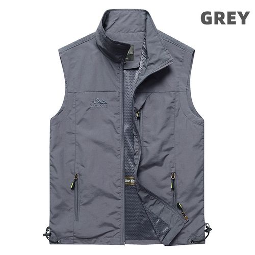 Generic Outdoor Mens Vests Multi-pockets Hiking Work Pography Golf