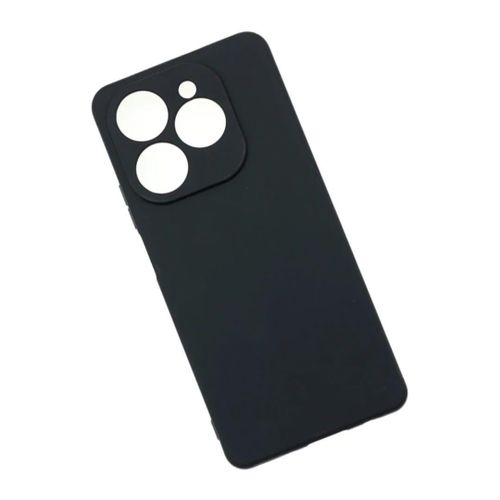 product_image_name-Tecno-Spark 20 Black Soft Silicone Phone Case/ Cover-2