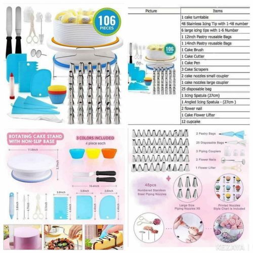 100 piece cake decorating kit - Sikumi.lv. Gift ideas