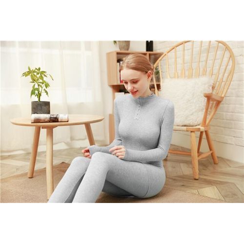Fashion Warm Clothing Women's Thermal Underwear Female Long Johns Winter  Thermal Set @ Best Price Online