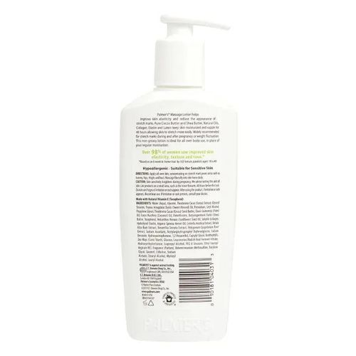 PALMER'S Cocoa Butter Formula Massage Lotion For Stretch Marks, Pregnancy Skin Care Belly Cream Weight Fluctuation with Collagen, Elastin, Argan OIl and Shea Butter 250ml
