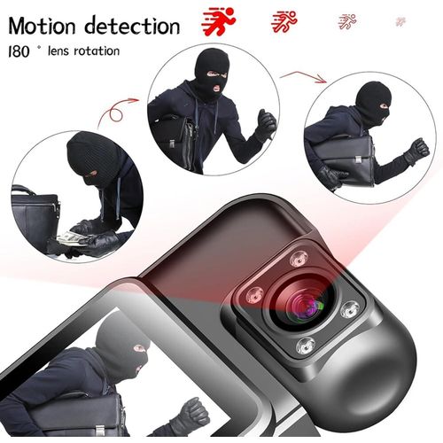 product_image_name-Generic-High Resolution Mini Body Camera with Night Vision & Rotatable Lens  Ideal for Security & Patrol Use-7