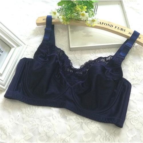 Generic Lace Bra Cut Out Unlined Bralette Cage Brassiere Sexy Intimate  Underwear Blue Black B C D E F G H Cup Thin Cup @ Best Price Online