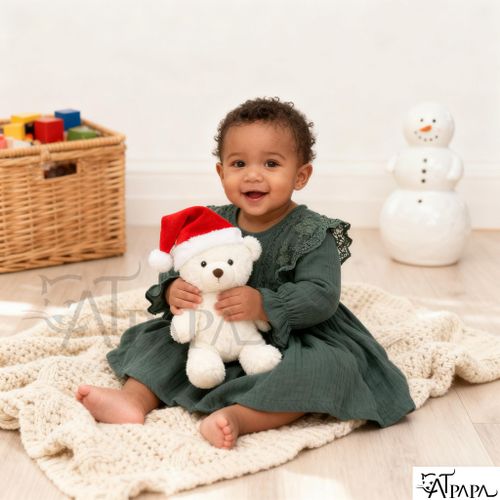 product_image_name-Catpapa-1-5 years old girls long sleeve lace cotton dress, fashionable and lively casual wear, suitable for casual parties-7