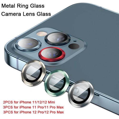 Lens Metal Ring Protector Glass for iPhone 11 12 13 Pro Max Camera