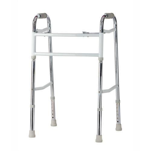 product_image_name-Generic-Foldable Walking Frame Adult Walker, Shinning Silver Frames-2