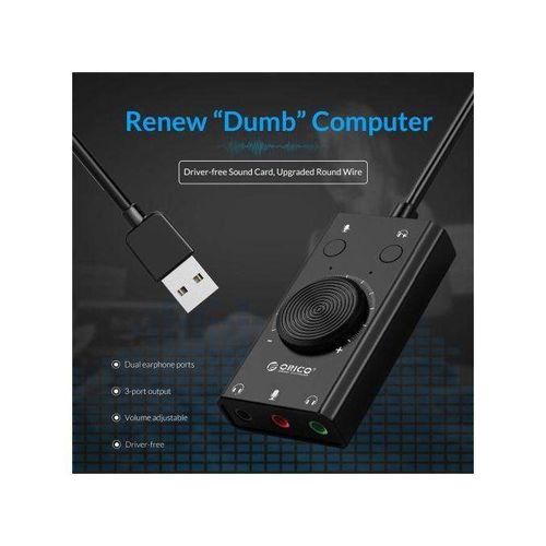 product_image_name-Generic-Portable Usb External Sound Card With 3.5mm Audio Interface USB Hubs-2