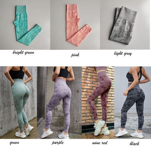 Fashion Seamless Fitness High Waist Sports Leggings Women's Sports Yoga  Pants @ Best Price Online