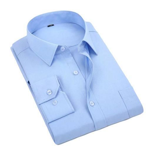 product_image_name-Generic-Sky Blue Men's Long Sleeve Official Shirt-1