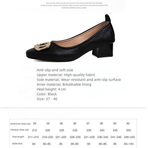 product_image_name-Fashion-Women's Shoes Low Cut Shoes Pointed Toe Soft Soled Shoes Thick Soled Single Shoes-5
