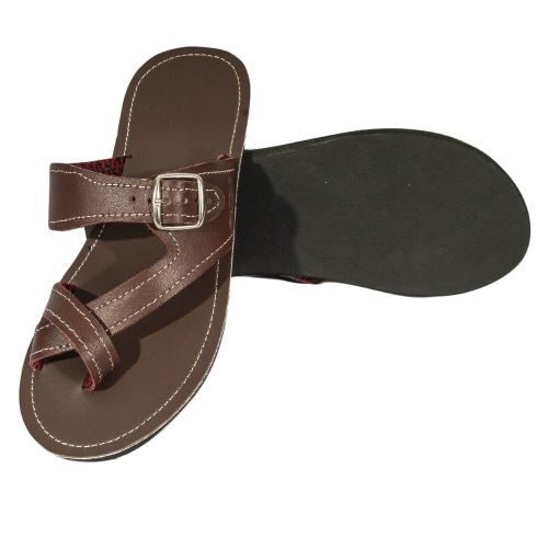 Fashion Buckled Mens Leather Sandals Open Shoes - Brown. (Maasai) @ Best  Price Online