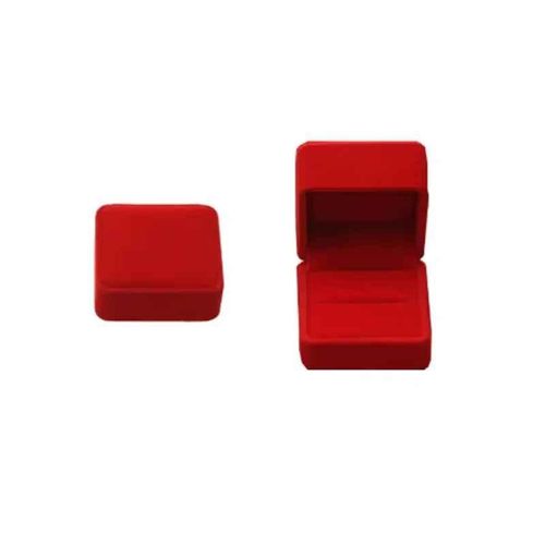 product_image_name-Generic-Textured Velvet Jewelry Ring Box Stud Earrings Gift Box-2