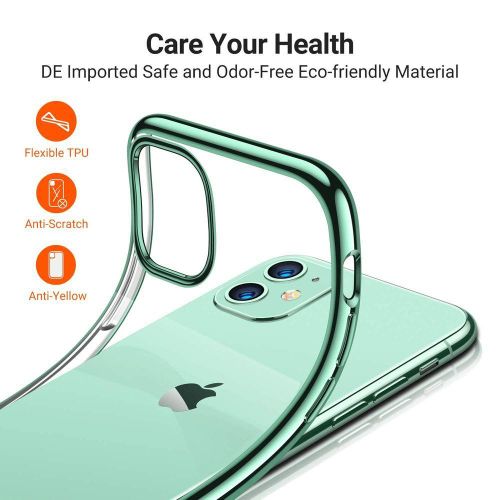 product_image_name-Cover-Case for iPhone 11 Pro Max Shockproof Transparent Case in Green-3