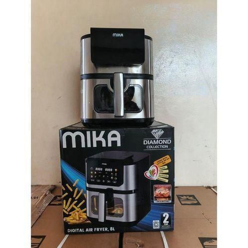 product_image_name-Generic-Mika 8L DIGITAL AIR FRYER PRE PROGRAMMED SILVER AND BLACK-1