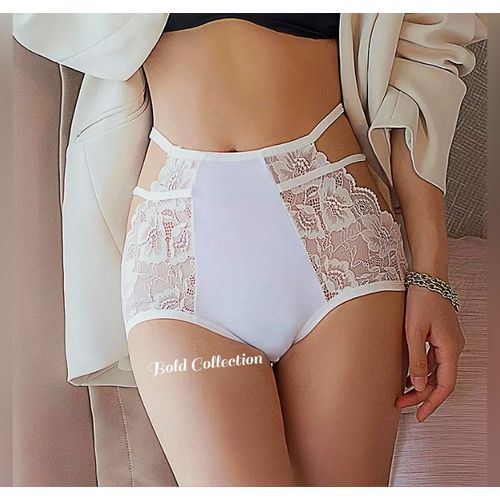 LAPA Women Plus Size Underwear Sexy Bowknot Strappy Thongs Panties