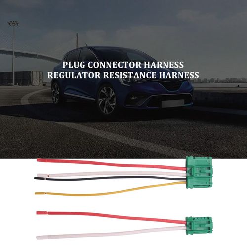 Generic 2Pcs Plug Connector Wiring Harness for Heater Blower