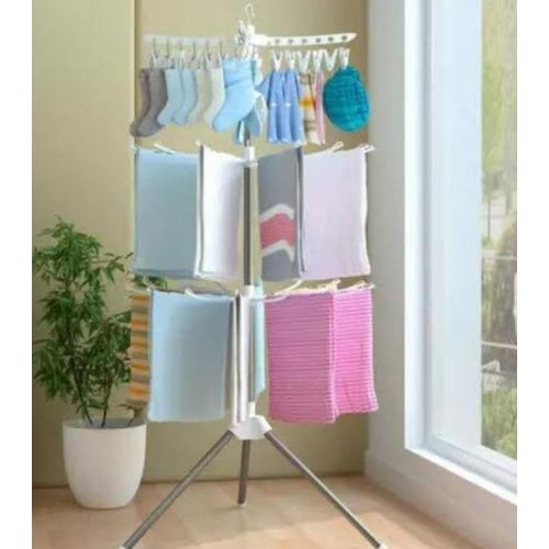 product_image_name-Generic-Laundry 170cm high 3 layer metallic versatile space saving laundry dryer stand-2