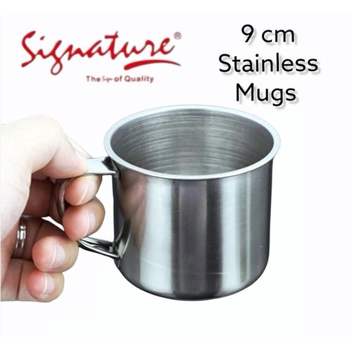 product_image_name-Signature- 6 pcs Stainless Steel Mug 9cm -1