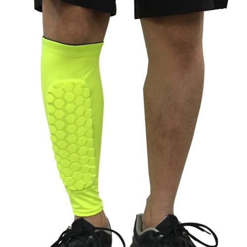 Generic 1PC Honeycomb Football Shields Soccer Shin Guard Football Legging  Shin Pads Leg Sleeves Adult Support Sports Protective-green @ Best Price  Online