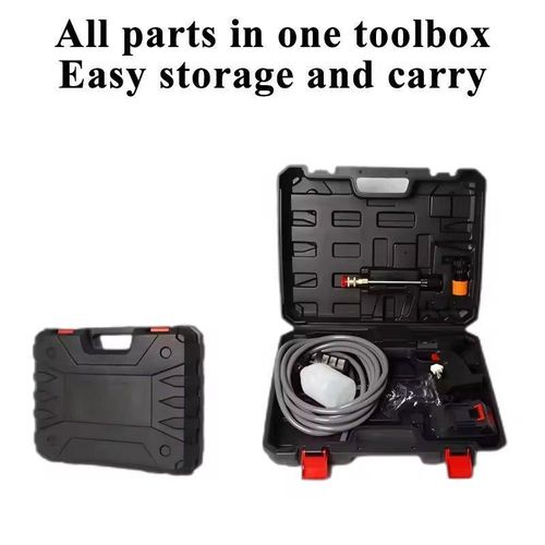 High-Pressure Water Sprayer, Car Washing Machine, 5M Range, Cordless Portable Electric Water High Pressure Washer Gun, Used For Car Washing, Floor Cleaning & Garden Watering