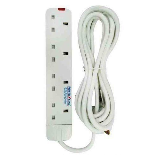 product_image_name-Power King-4 Way Power Extension With Long Cable- White-1