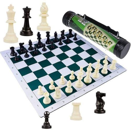product_image_name-Generic-Foldable Portable Tournament Chess Board Game Mat+FREE Carrier Bag-1