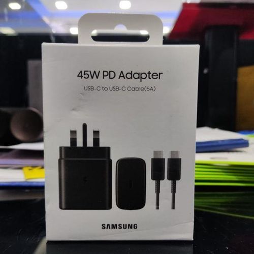 product_image_name-Samsung- 45W Superfast Adapter USB-C+5A Type C Cable (up To100 Watts)-3