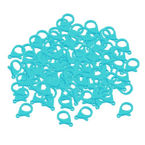 100x Plastic Lobster Claw Clasp Snap Hook Key Ring Key Chain Clip Jewelry  Making