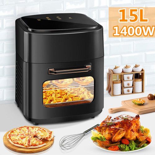 product_image_name-SILVER CREST-Black 15 L Technology Air Fryer Oven Multifunction Electric Air Fryer-4