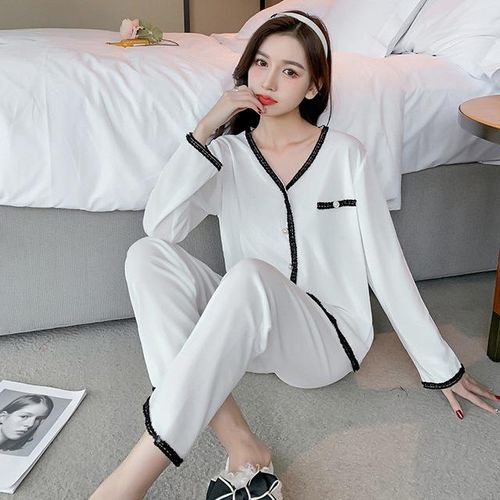 Women's Clothes Ladies Pajamas Set Fall Home Suit Lady Homewear