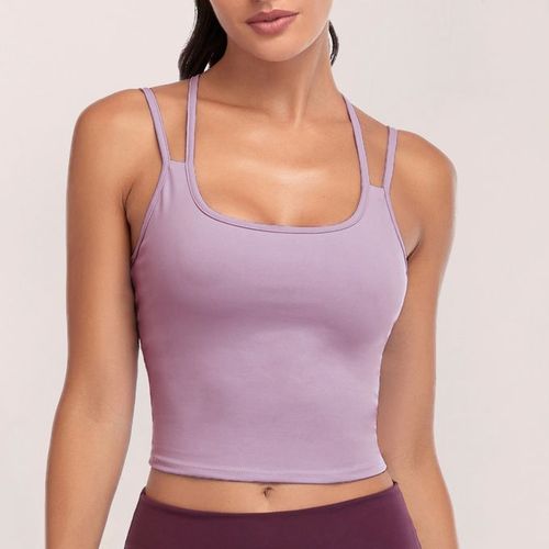 Ladies Camisole Bras With Removable Pads Sports Yoga Fitness