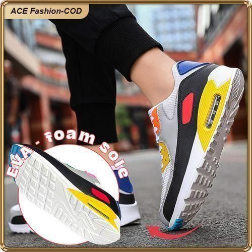 product_image_name-ASHION-Premium Unisex Sneakers With Breathable Mesh PU Cushion Sole Anti-Slip Design -3