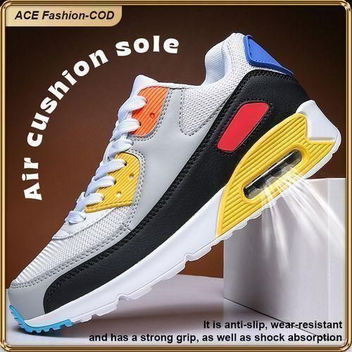 product_image_name-ASHION-Premium Unisex Sneakers With Breathable Mesh PU Cushion Sole Anti-Slip Design -7
