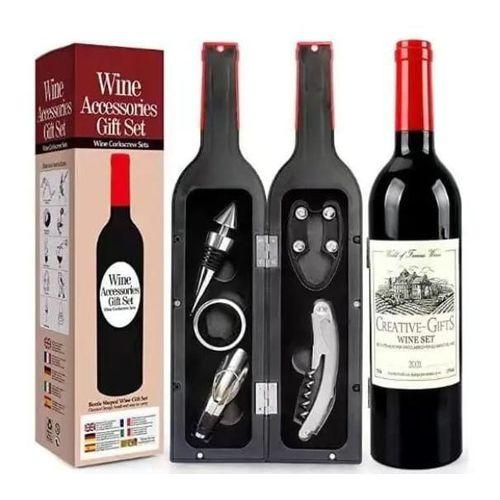 product_image_name-Generic-5pcs Bottle Shaped Wine Opener Gift Wine Bottle Corkscrew Set-5