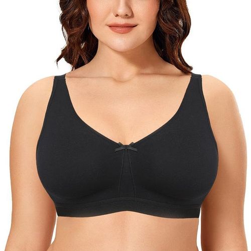 Luxury Cotton Wireless Bra in Nude