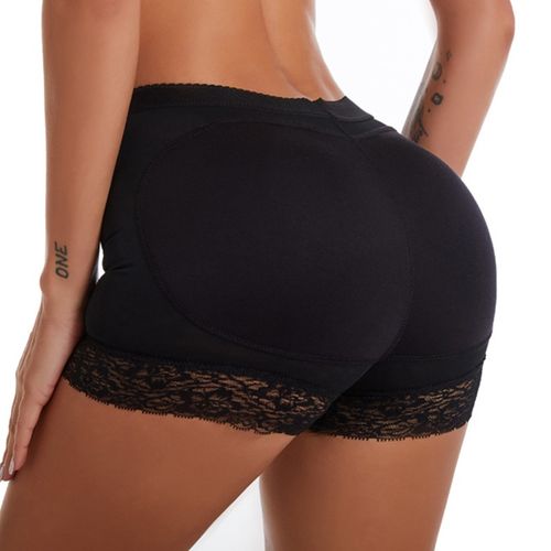 Fashion (Black)Women Booty Pads Panty Lifter Control Panties Fake Hip  Enhancer Shaper Brief Push Up Underwear Ocks Padded Shapewear DOU @ Best  Price Online