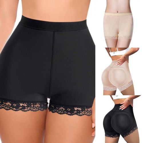 Womens Padded Panty Brief Shapewear Booty Push Up Underwear Hip