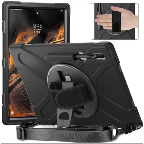 product_image_name-Generic-Rugged Case for iPad 10th Generation 10.9" – Black – Shockproof Cover with Kickstand, Hand Strap & Shoulder Strap-3