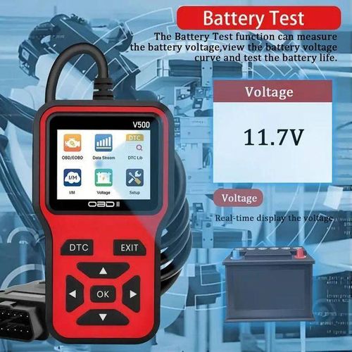 product_image_name-Generic-V500 Car OBD2 Scanner Code Reader Engine Fault Scanner CAN Diagnostic Scan Tool for All OBD II Protocol Cars Since 1996, Red-6