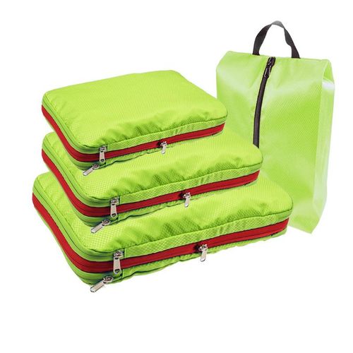 Travel Luggage Double Layer Storage Bag Compression Packing Cubes