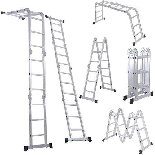 product_image_name-Generic-Folding Extension Ladder Multifunctional Folding Ladder Multi-Purpose Aluminium Extension-1