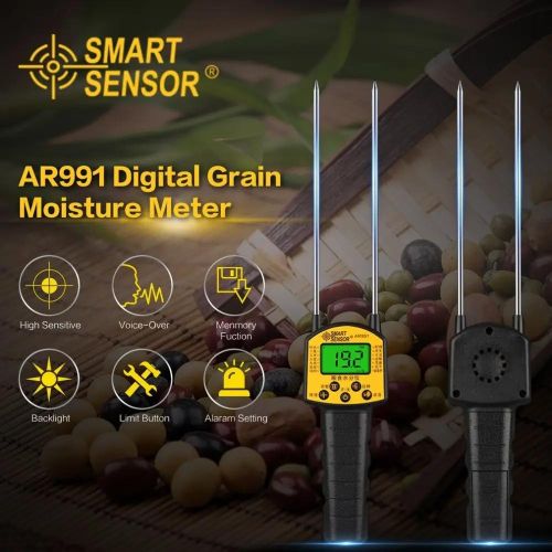 product_image_name-Smart Sensor-Grain moisture meter AR991 (measurement range 7.5 - 55% humidity)-2