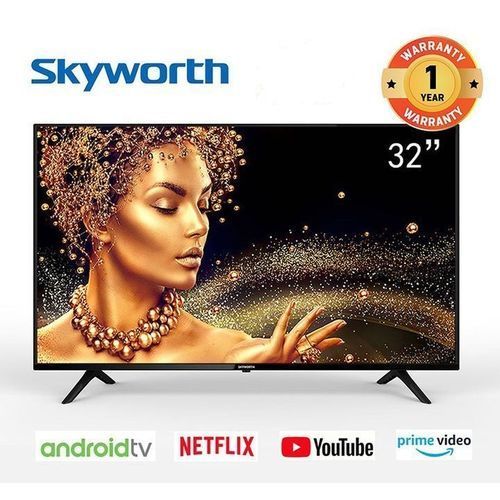 product_image_name-Skyworth-32E57-32"Inch Television Smart Android TV NetflixYoutubeAppstore Prime Video Bluetooth-5
