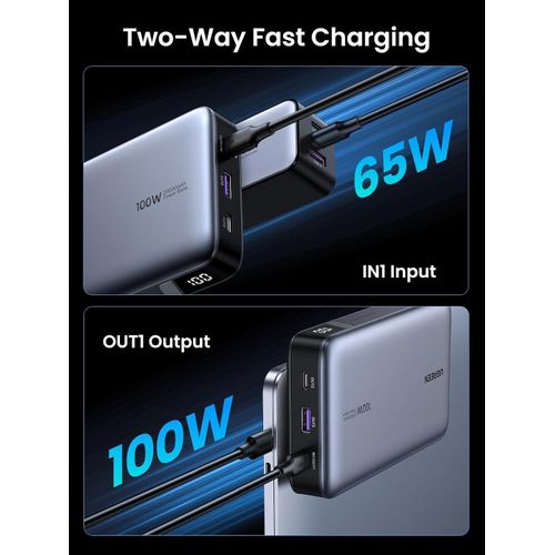 product_image_name-Ugreen-20000mAh 100W Power Bank, Nexode Portable Charger USB C 3-Port PD Fast Charging Battery Pack Digital Display For MacBook, IPad, IPhone 16, Galaxy S24 Ultra, Steam Deck, Dell XPS And More - PB720 Laptop Power Bank-5