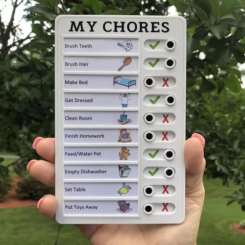 Generic My Chores Checklist Can Be Edited To Suit Your Daily Routine