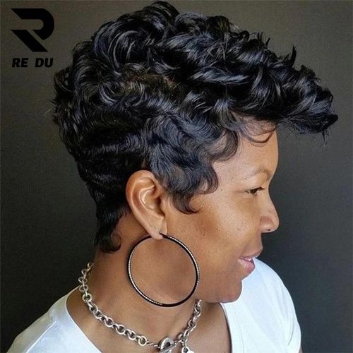 Curly Pixie Haircut : Short Curly Dry Cut - YouTube