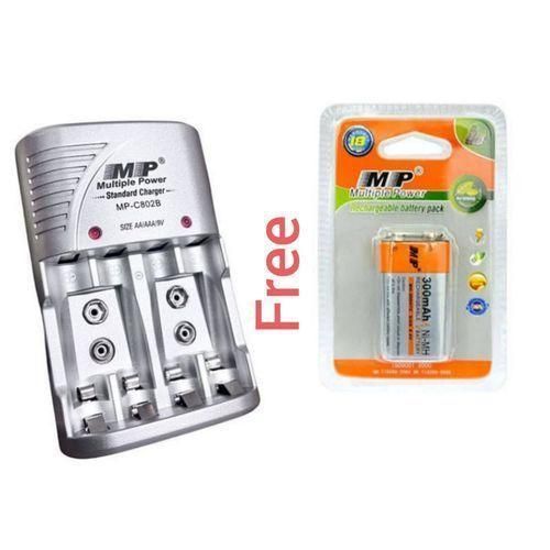 product_image_name-Generic- Multiple Power Rechargeable Battery Charger-AA/AAA 9V PLUS BATTERY FREE-1