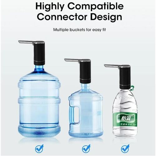 Water Dispensers Foldable Water Bottle Pump Automatic Dispenser Pump Button Control Portable Electric Water Dispenser for Home