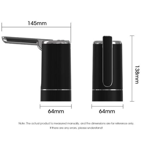 Water Dispensers Foldable Water Bottle Pump Automatic Dispenser Pump Button Control Portable Electric Water Dispenser for Home