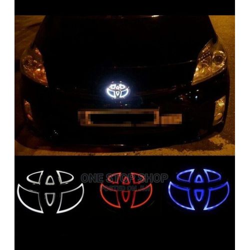 Toyota Led Car Emblem Logo Sticker Badge Emblem @ Best Price